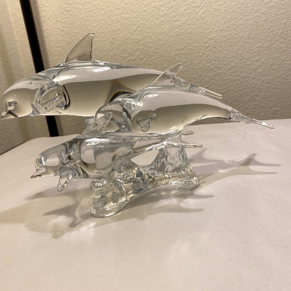 MURANO DOLFIN SCULPTURE LARGE HEAVY ZERO FLAWS GORGEOUS - Picture 14 of 15